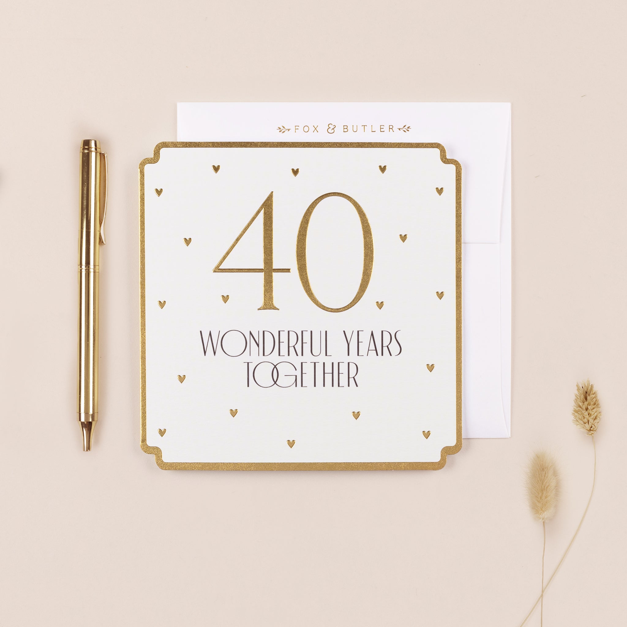 40th Anniversary Card