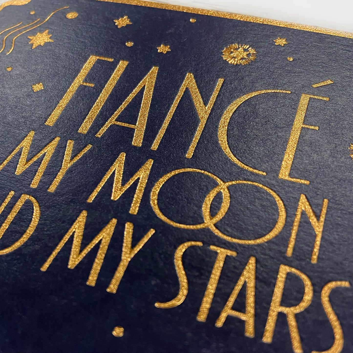 Fiancé Moon & Stars Card